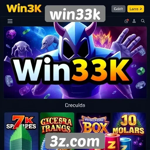 win33k oferece ampla variedade de jogos online